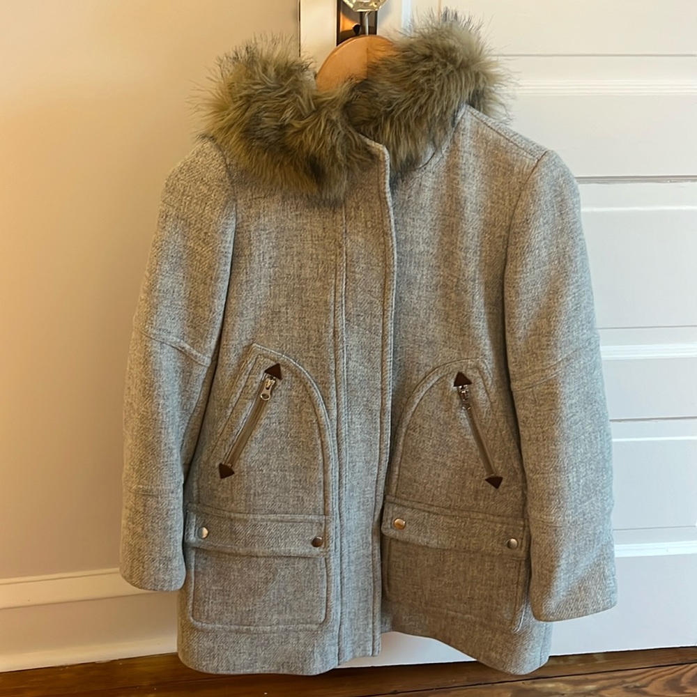 J. Crew Chateau parka in Italian stadium-cloth wool